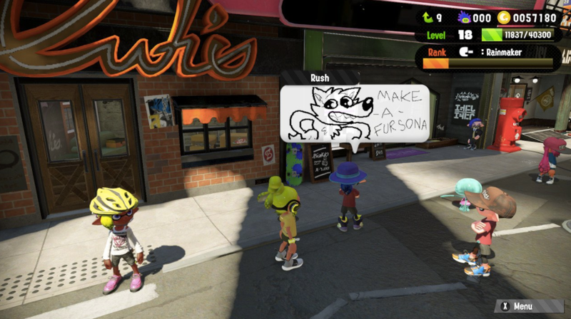 Illustration for article titled Splatoon 2's Lobby Is Full Of Furries